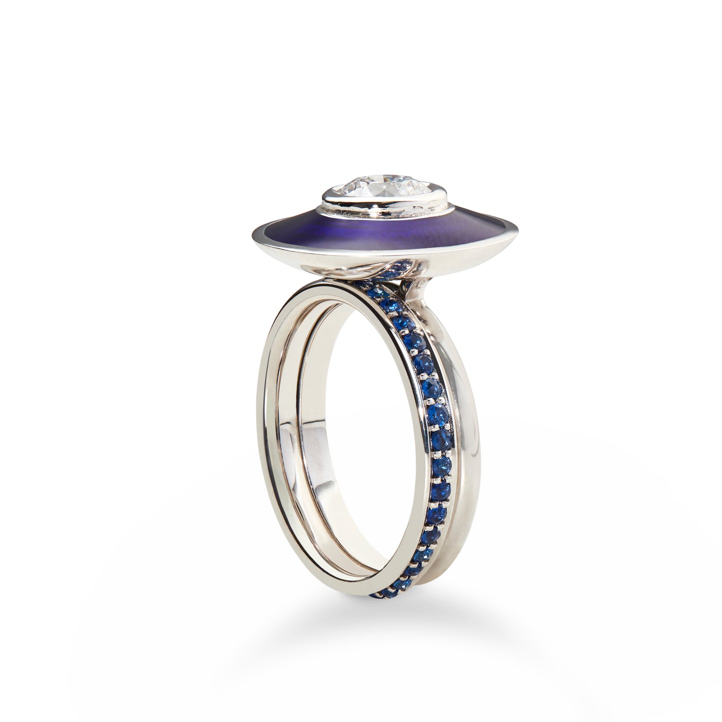 Wedding Band Sapphire