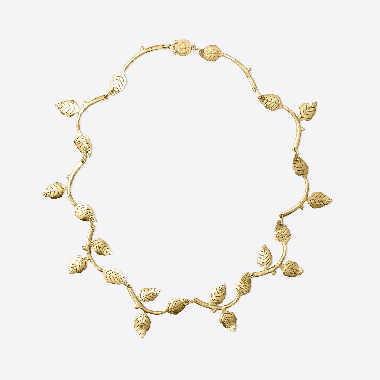 Grecian Summer Gold Leaf Necklace