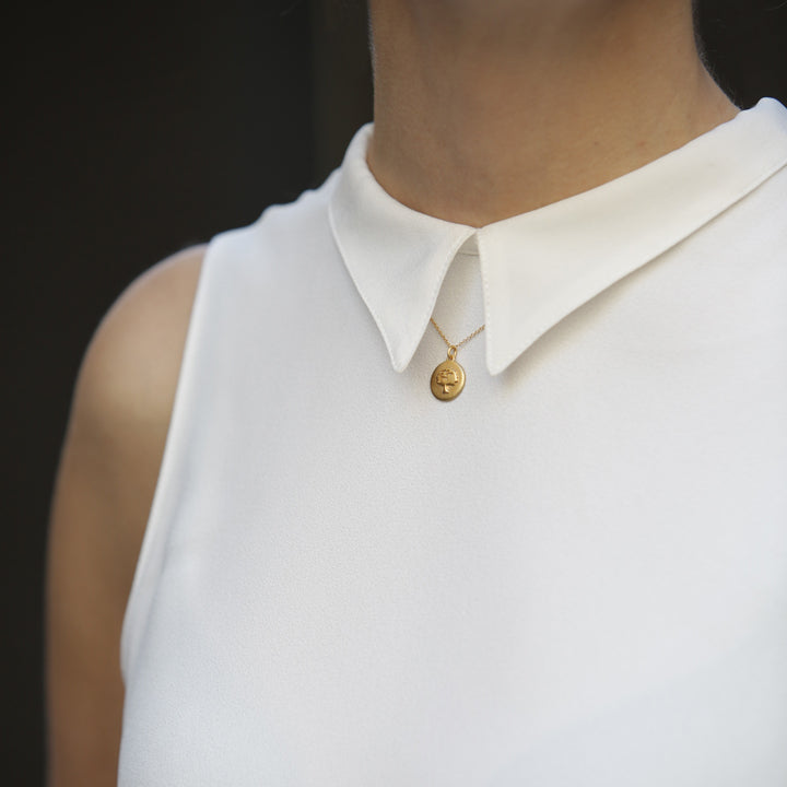Tree Coin Golden Necklace