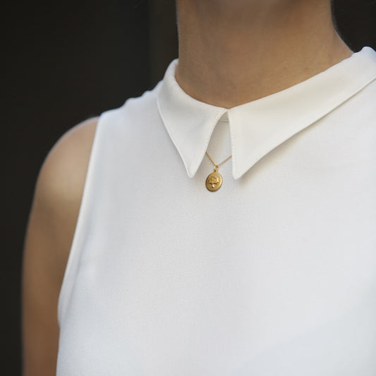 Tree Coin Golden Necklace