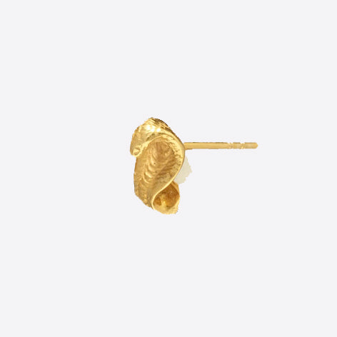 Golden Wadjet Cobra Snake Earrings