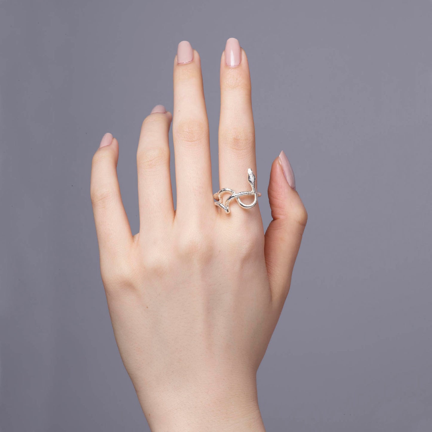 Wadjet Twisted Snake Ring