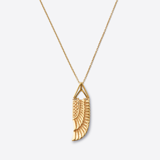 Gold Isis Wing Necklace