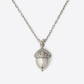 The Oak Tree Large Silver Acorn Necklace