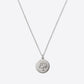 silver Tree Coin Necklace