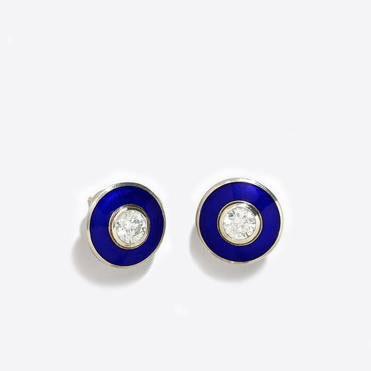 Aegean Blue Diamond Aurora Earrings