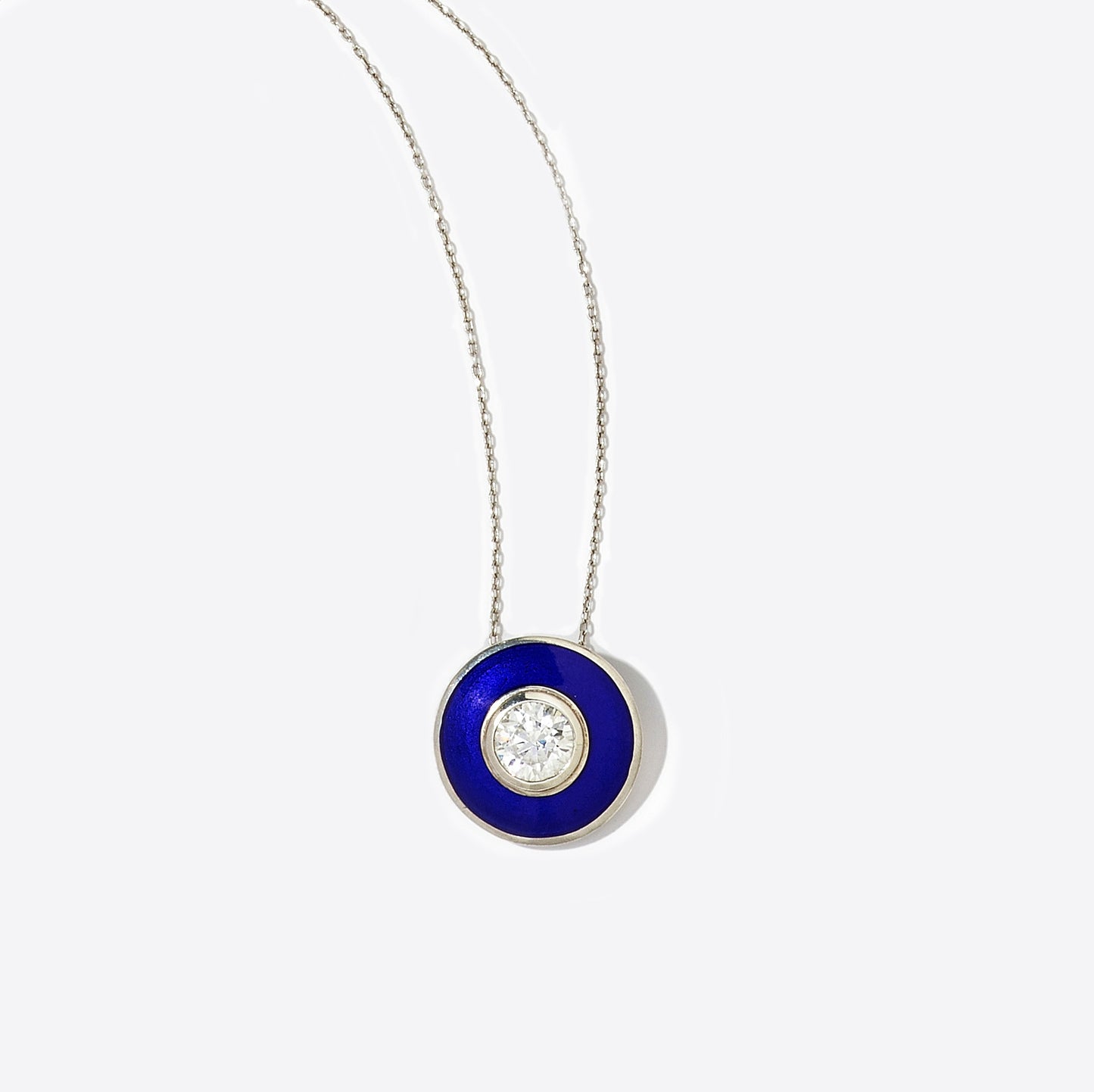 Aegean Blue Diamond Aurora Necklace