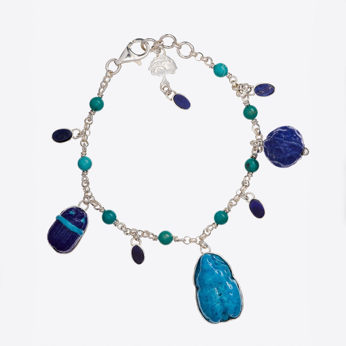 Scarab Charm Bracelet