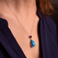 Lapis and Turquoise Faience Scarab Pendant