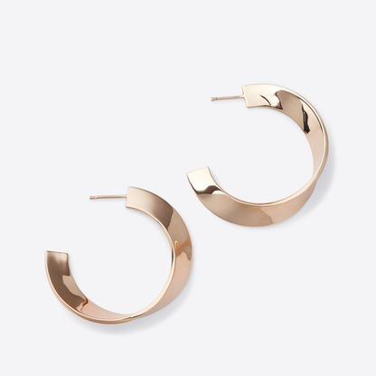 Möbius Hoop Earrings