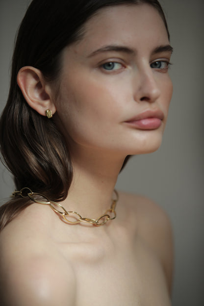 Golden Wadjet Cobra Snake Earrings