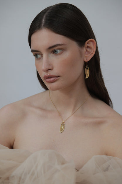 Gold Isis Wing Necklace