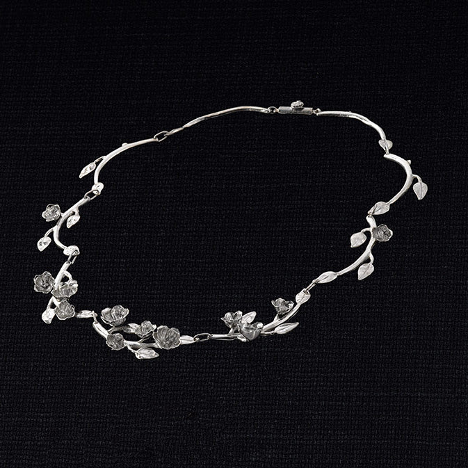 Cherry Blossom Branch Necklace