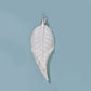 Large Autumn Carved Leaf with Silver top