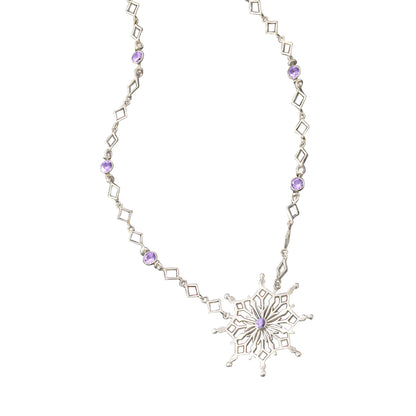 Crystal Snowflake Necklace