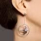 Blue Topaz Swallow Earrings