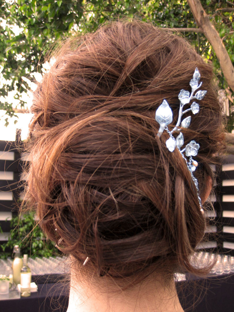 Summer Cascading Leaf Hairpin