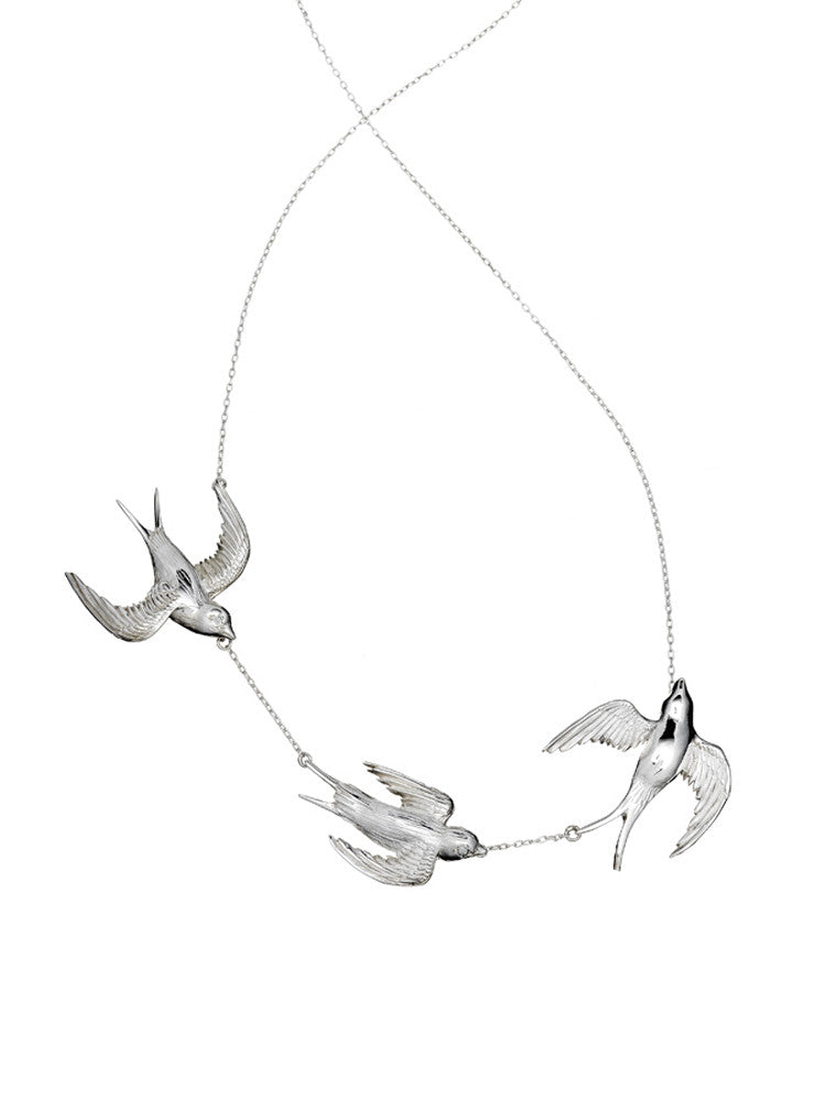 Swallow in Flight Necklace