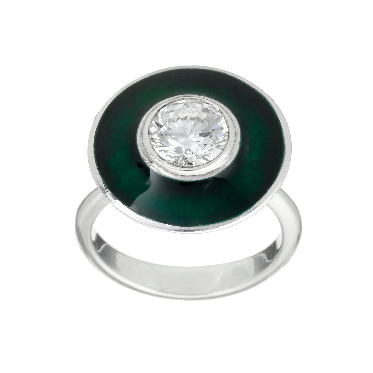 Rainforest Green Aurora Ring