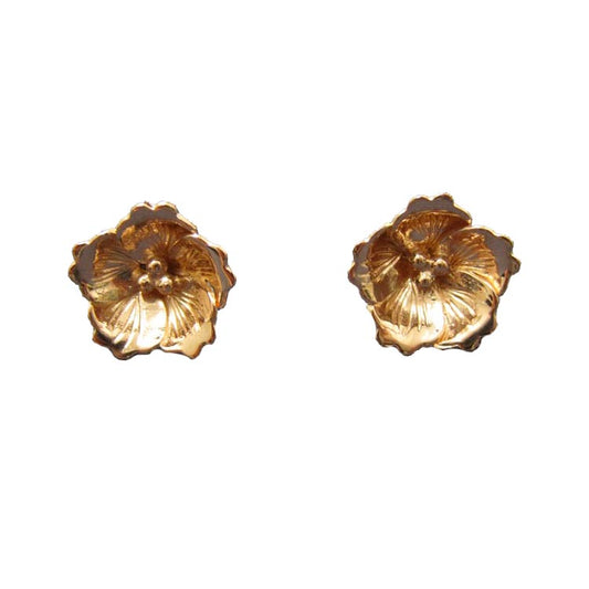 Rose Gold Cherry Blossom Stud Earrings