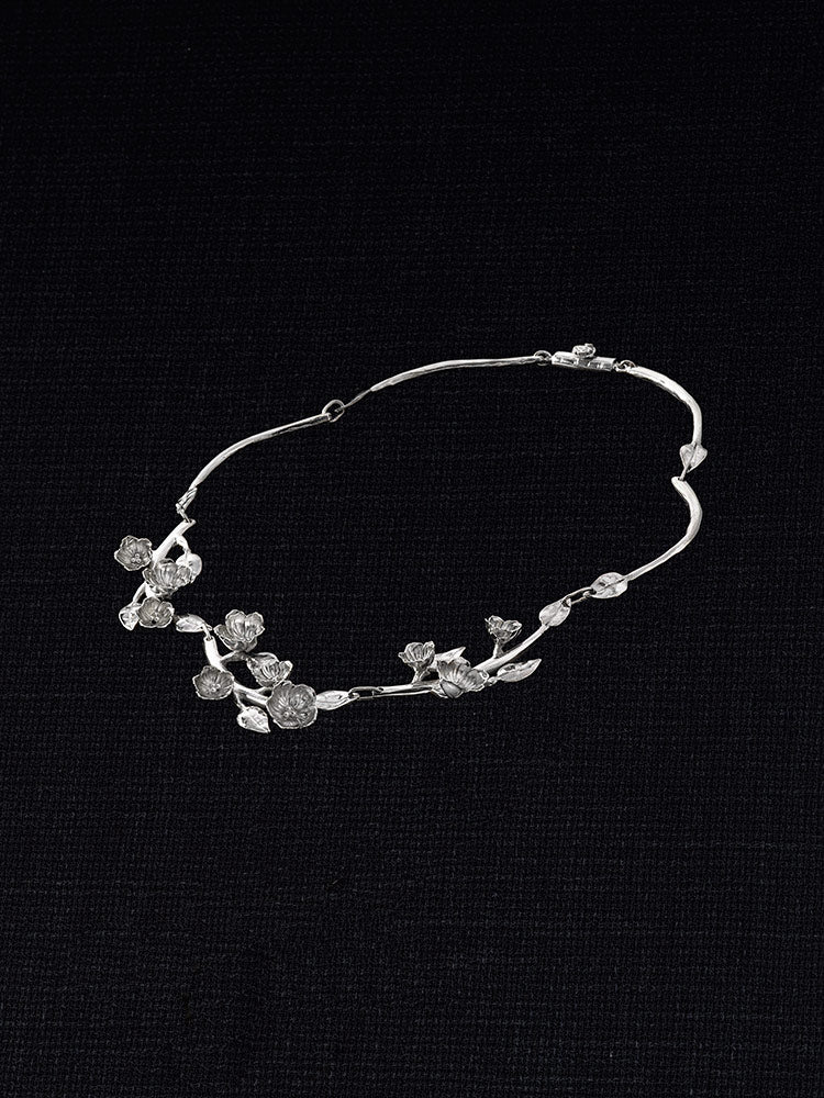 Cherry Blossom Branch Necklace