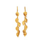 Silver Summer Leaves Dangling Earrings